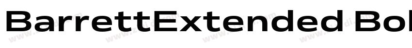 BarrettExtended Bold字体转换